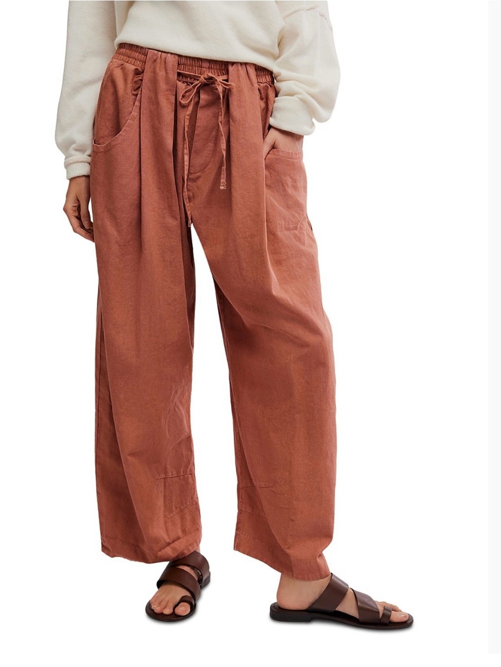 Free People Chambers Laid Back Pull On Pants XL NWT